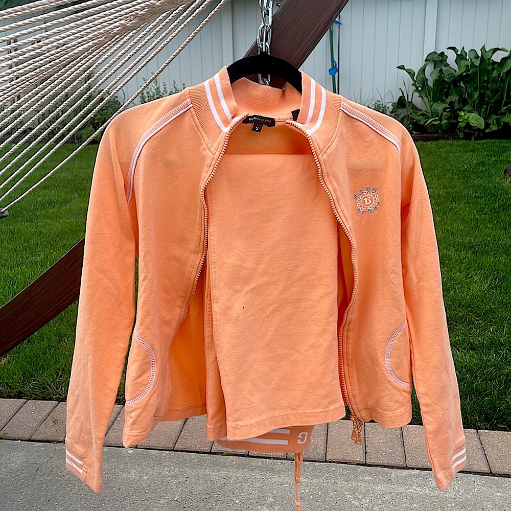 Light orange, joggers, BCBG, Y2K style. New.